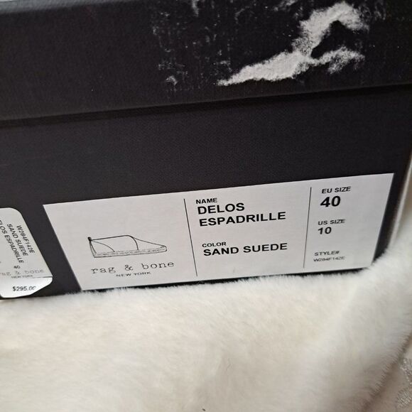 NIB Rag and Bone Delos Espadrille in Sand Suede - Picture 16 of 16